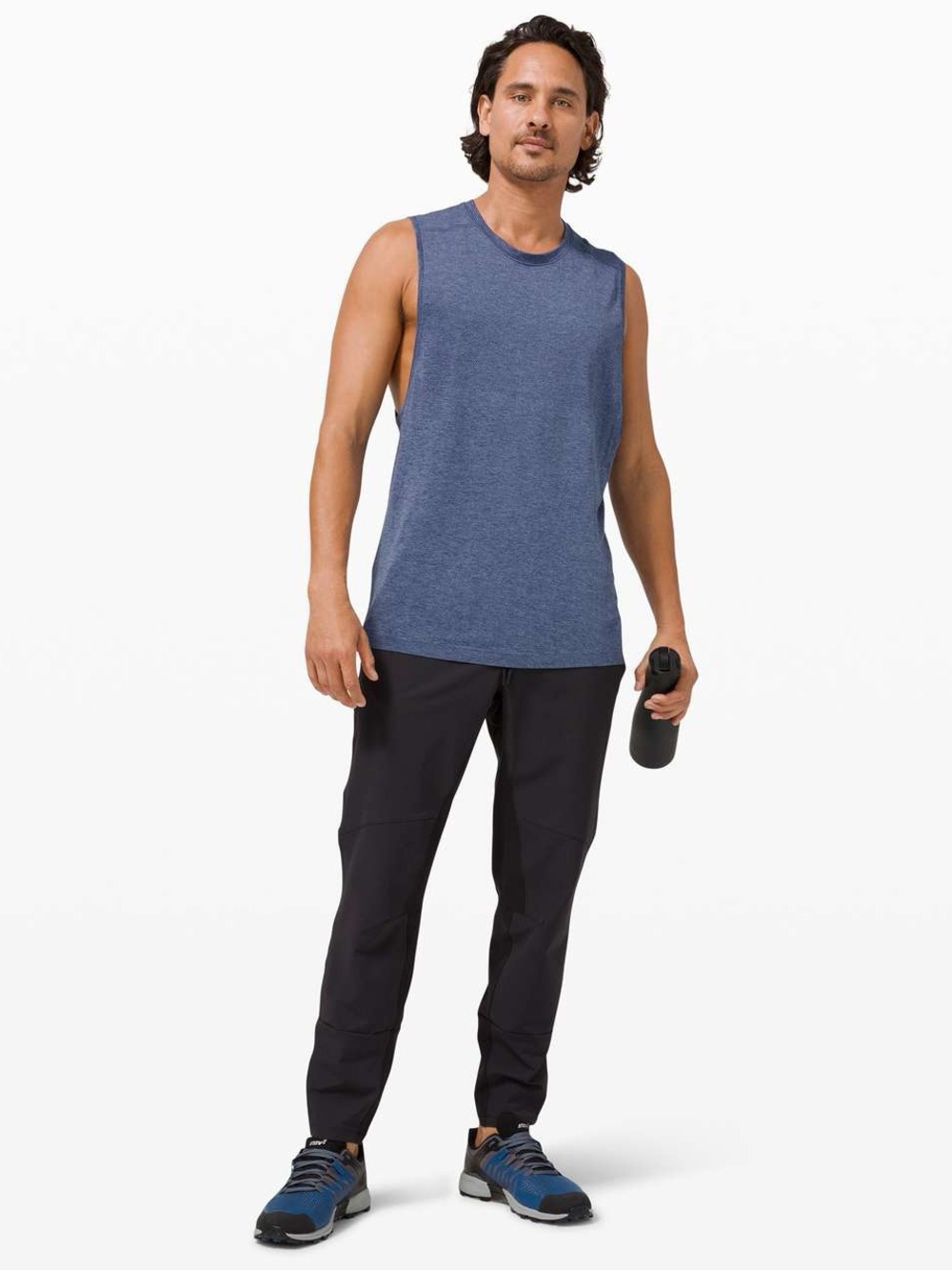 Lululemon Metal Vent Tech Sleeveless 2.0 Tank Midnight Shadow Tempest Blue XL